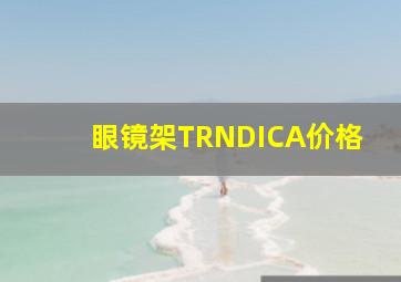 眼镜架TRNDICA价格