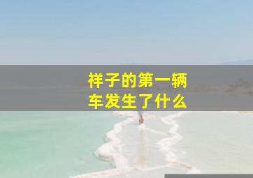 祥子的第一辆车发生了什么