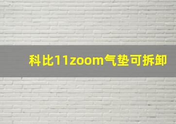 科比11zoom气垫可拆卸