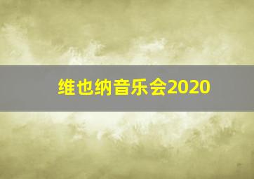 维也纳音乐会2020