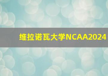 维拉诺瓦大学NCAA2024