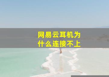 网易云耳机为什么连接不上