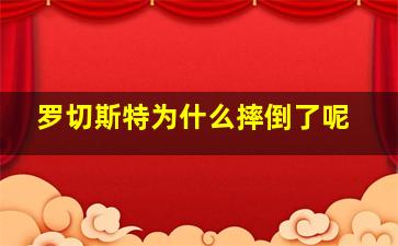 罗切斯特为什么摔倒了呢