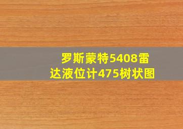 罗斯蒙特5408雷达液位计475树状图