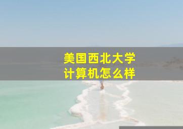 美国西北大学计算机怎么样