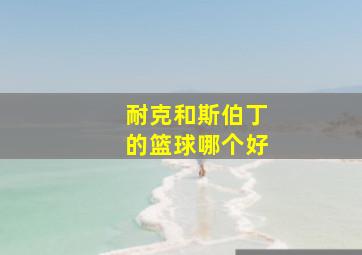 耐克和斯伯丁的篮球哪个好