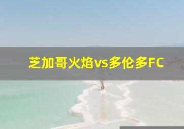 芝加哥火焰vs多伦多FC