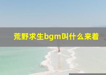 荒野求生bgm叫什么来着