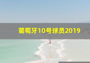 葡萄牙10号球员2019