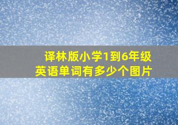 译林版小学1到6年级英语单词有多少个图片