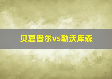 贝夏普尔vs勒沃库森