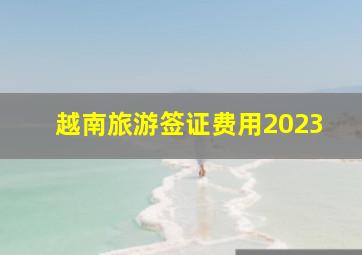 越南旅游签证费用2023