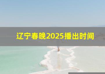 辽宁春晚2025播出时间