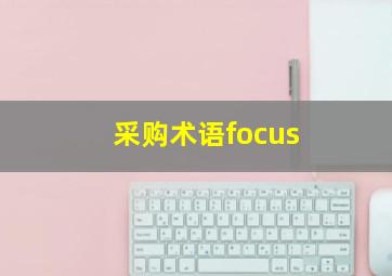 采购术语focus