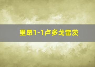 里昂1-1卢多戈雷茨