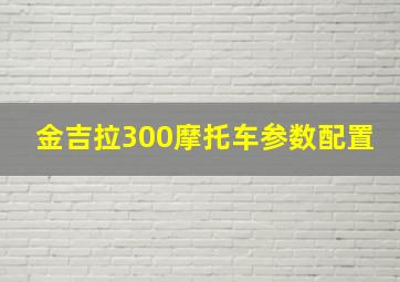 金吉拉300摩托车参数配置