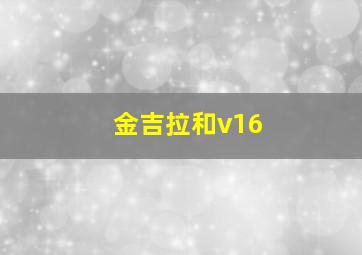 金吉拉和v16