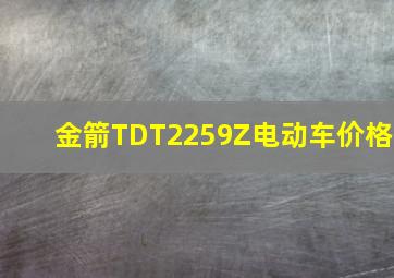 金箭TDT2259Z电动车价格