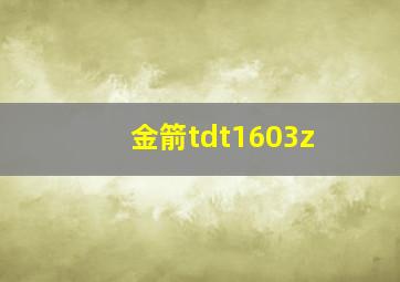 金箭tdt1603z