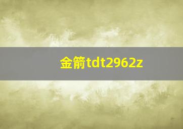 金箭tdt2962z