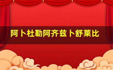 阿卜杜勒阿齐兹卜舒莱比