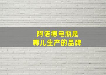 阿诺德电瓶是哪儿生产的品牌