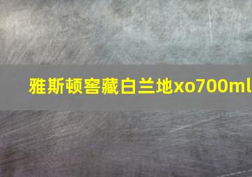 雅斯顿窖藏白兰地xo700ml