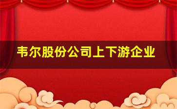 韦尔股份公司上下游企业