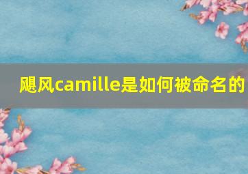 飓风camille是如何被命名的