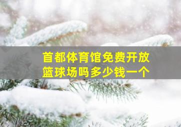 首都体育馆免费开放篮球场吗多少钱一个