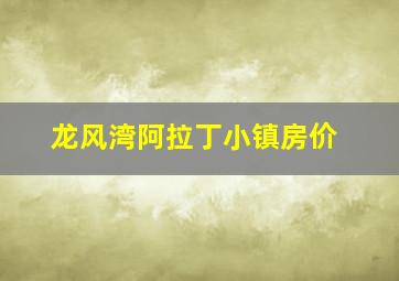 龙风湾阿拉丁小镇房价