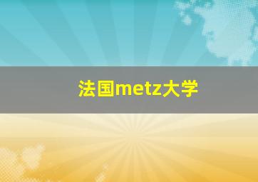 法国metz大学